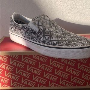 Vans Black and White Design Classic Slip-On